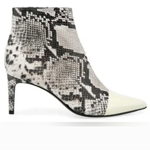 NIB Rag & Bone Beha Black/White Python Boot **sold out online** - Picture 11 of 16